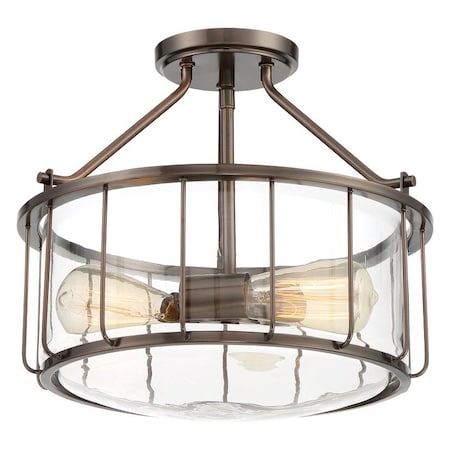 Designers Fountain Anson 2 Light Semi-Flush 91311-SCB